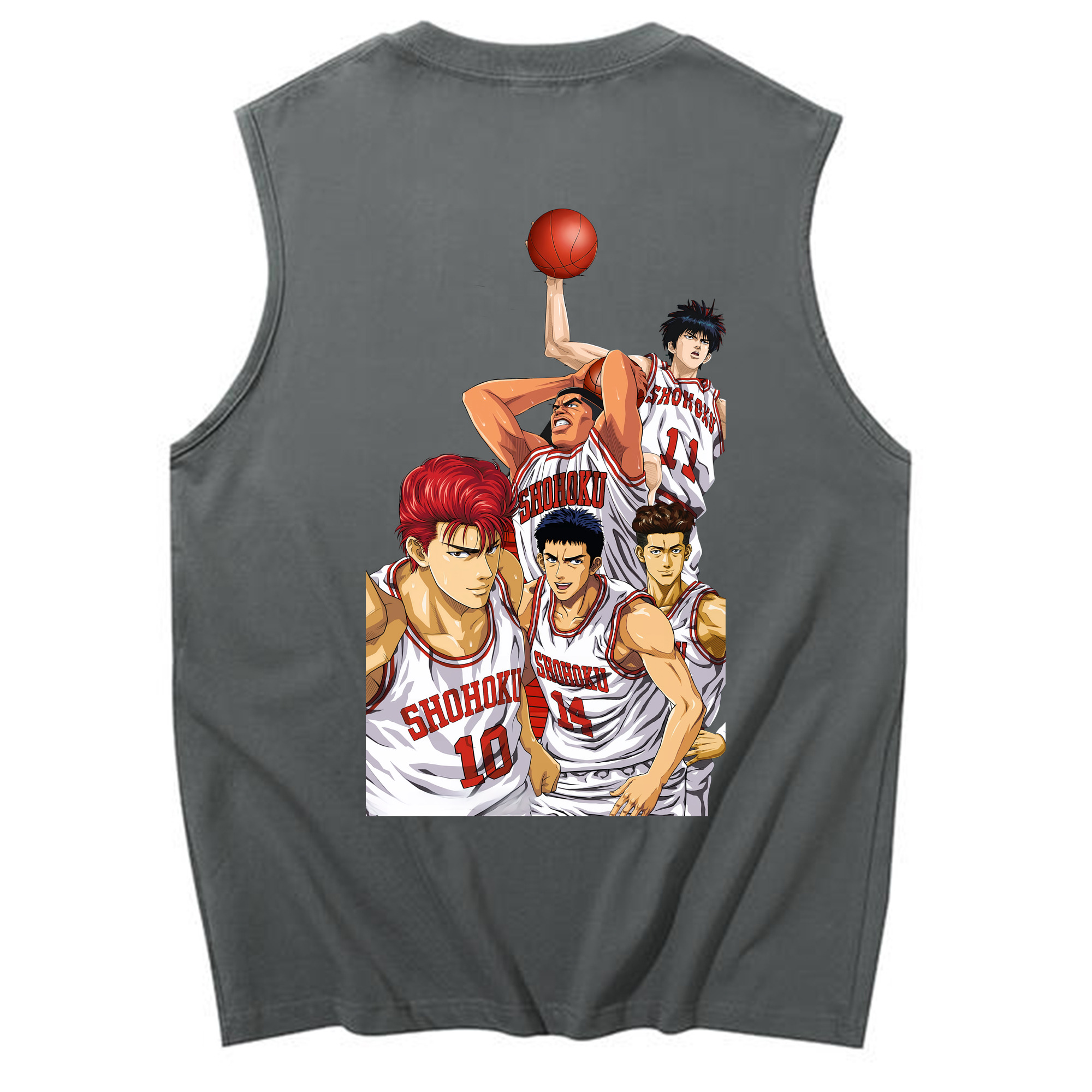 （画像用） SLAM DUNK／スラムダンク コットン100％タンクトップ（背面プリント）